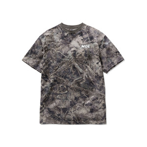 T-shirts pour hommes en coton 100% lourd, imprimé camouflage Real Tree, coupe oversize à épaules tombantes, style streetwear, personnalisables avec logo OEM - Product Image 3