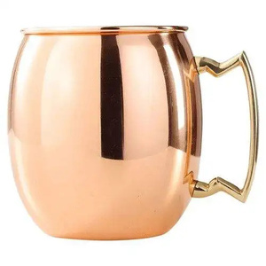 Ensemble de mugs à bière martelés en cuivre, style moderne, faits à la main, pour usage domestique, au meilleur prix - Product Image 5