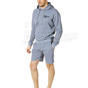 Ensemble sweat à capuche et short Street Comfort pour tous les jours, toucher doux, coupe décontractée, tendance, élégant, en promotion. - Product Image 2