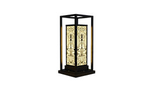 Applique murale carrée moderne étanche pour extérieur, luminaire décoratif au design minimaliste, AC 200V E27 IP65 en acier inoxydable noir - Product Image 1