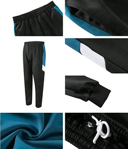 Conjunto Deportivo de Felpa Técnica con Bloques de Color, Chaqueta con Cierre Completo y Pantalones, Unisex, Estilo Otoñal para Adultos - Product Image 3