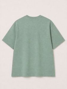 Camiseta Casual Premium de Algodón Tejido de 290 GSM, Gruesa, Transpirable, Antiarrugas, con Estampado Personalizado Delantero y Trasero - Product Image 2