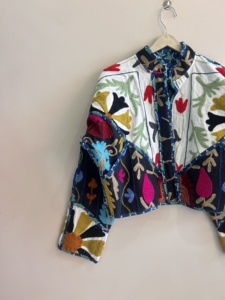 Assorted Lot Of Suzani Handmade <b>Jacket</b> Reversible Boho <b>Hippie</b> Style Crop <b>Jacket</b> For Women - Product Image 2