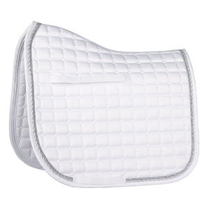 Tapis de selle confortable et personnalisable en polycoton respirant à séchage rapide, multicolore, doux, pour le dressage et les soins équestres - Product Image 1