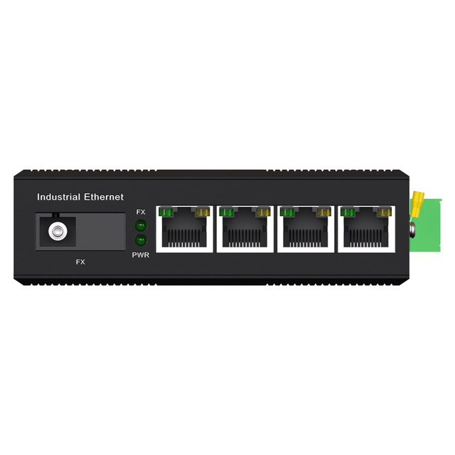 Non-Managed Industrial Switch with SC Port (Single/Dual Fiber) for Industrial Automation and Outdoor Use
