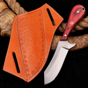 Carbon Steel Bull <b>Cutter</b> Knife Hand Forged Heavy Duty Fixed Blade Razor Sharp Cutting <b>Edge</b> Ergonomic Wooden Handle Premium - Product Image 5