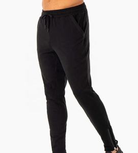 Logo personnalisé OEM Pantalon de jogging en coton de haute qualité pour hommes, respirant, décontracté, pantalon de survêtement élastique, style baggy, coupe droite et ample - Product Image 3