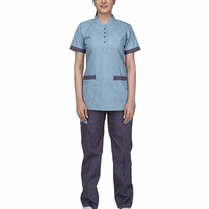 Uniformes Médicos de Satén para Mujer, de Alta Calidad, para Doctoras y Enfermeras, Uniformes Quirúrgicos Cortos de Verano para Uso en Hospitales Privados - Product Image 4