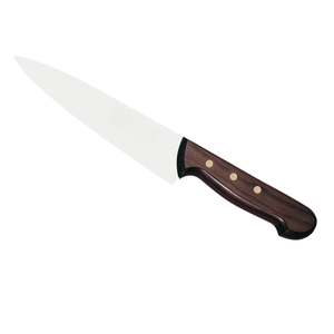 Couteaux de chef haut de gamme avec manche ergonomique en bois naturel et triple rivet pour la découpe et la préparation culinaire quotidiennes - Product Image 1