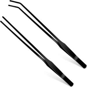 Hosanan Surgical Reusable Tweezers with Non-<b>Slip</b> Rubber Tip Manual Feeding Tool - Product Image 5