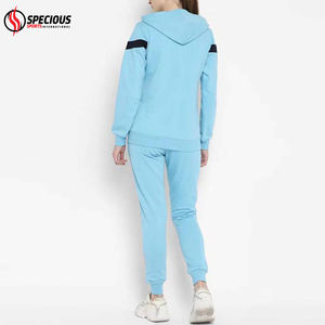 Conjuntos Deportivos Casuales Personalizables para Mujer, Ropa Deportiva Nueva, Transpirable, 100% Algodón, para Entrenamiento, Trotar, Otoño, Disponible en Diferentes Tallas y Colores - Product Image 3