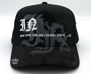 Casquette de baseball de luxe 5 panneaux de haute qualité pour hommes, brodée, à large bord, style streetwear, couvre-chef élégant - Product Image 6