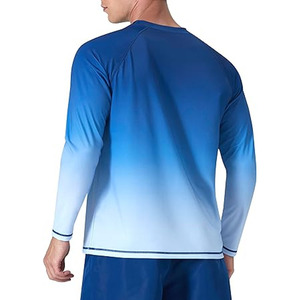 Custom Heat-Transfer Printed Digital Printing Long Sleeve Rashguard 200g Polyester/Nylon Unisex Jiu Jitsu Elasticity OEM Service - Product Image 4