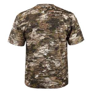 เสื้อยืดแขนสั้นพิมพ์ลายพรางสำหรับผู้ชาย ทรงปกติ คอกลม สวมใส่สบาย มีโลโก้ด้านหลัง - Product Image 4