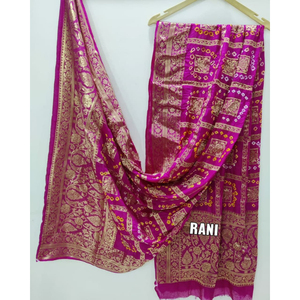 Classic Rajasthani Bandhani Dupatta with Luxury Traditional Look - Product Image 1