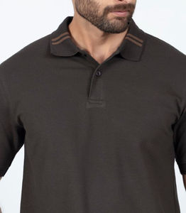 Polo-shirts de golf personnalisés à séchage rapide pour hommes et enfants, T-shirts unis décontractés avec logo brodé, blancs pour sublimation pour T-shirts de garçons - Product Image 4