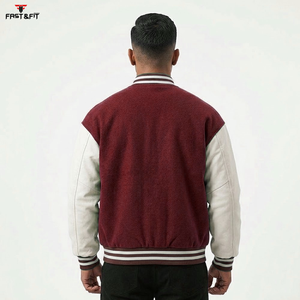 Blouson universitaire de baseball unisexe en toile 100 % coton coupe-vent pour l'hiver, modèle 2026, le plus vendu, haute qualité, personnalisable - Product Image 6
