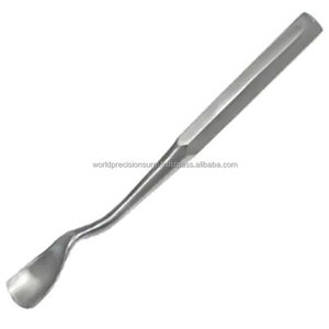 Gouge chirurgical de précision World Precision à col de cygne, 9 pouces, courbé, 25 mm, instrument chirurgical orthopédique manuel pour greffe osseuse, poignée ergonomique - Product Image 5