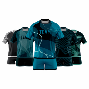 Uniforme de Fútbol Personalizado al por Mayor, Conjunto de Camiseta Deportiva 2026 para Fanáticos/Jugadores, Entrenamiento Escolar y de Club, Transpirable, Pantalón Corto 100% - Product Image 1