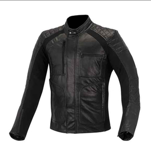 Motorbike Leather Jacket High Quality Premium Cow Leather With <b>Protector</b> Motorbike Riding Breathable Motorcycle Racing Jacket - Product Image 3