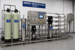 Planta de Ósmosis Inversa para Agua Mineral, 2000 LPH, Sistema de Ósmosis Inversa con Filtros de Arena, Carbón y Micras, y Bomba de Alta Presión - Product Image 2