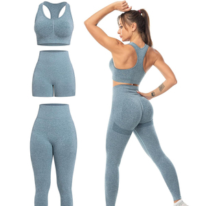Conjunto de yoga de dos piezas para mujer, diseño de moda, ropa de gimnasio, logotipo personalizado, ropa deportiva en oferta, conjunto de yoga para fitness. - Product Image 6