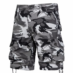 Pantalones Cortos para Niños, Cintura Media, con Cordón, Hasta la Rodilla, de Poliéster/Algodón, Transpirables, Cómodos, Casuales, para Uso Diario - Product Image 1