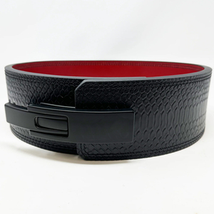 เข็มขัดยกน้ำหนักหนังวัวแท้แบบยูนิเซ็กซ์ สำหรับออกกำลังกาย ป้องกันการบาดเจ็บ พร้อมโลโก้สั่งทำพิเศษ และหัวเข็มขัดแบบคันโยก หนังกันน้ำ - Product Image 6