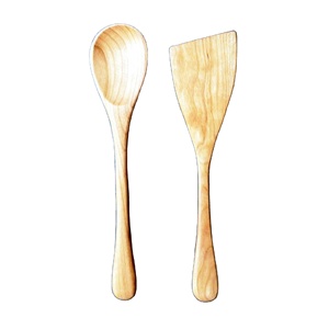 Serveurs à salade en résine personnalisés, écologiques, 11 pouces, compatibles lave-vaisselle, ustensiles à salade pour la maison et la cuisine, fabriqués en Inde - Product Image 1