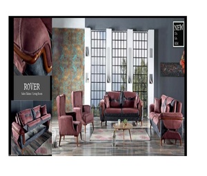 Juego de Sofás Chesterfield de Alta Calidad, Estilo Rover, para Sala de Estar, Moderno, Duradero, de Aglomerado Ecológico, Relleno de Algodón, Muebles de Lujo - Product Image 3