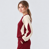 Nouveau sweat-shirt pour femme en tissu tricoté de qualité supérieure, absorbant l'humidité, confortable, facile d'entretien, durable