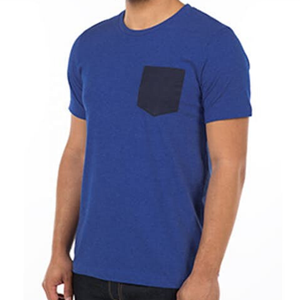 Camiseta Casual para Hombre, Antiarrugas, Transpirable, Ecológica, 100% Algodón Canvas, Sólida, de Alta Calidad, Servicio Personalizado OEM - Product Image 1