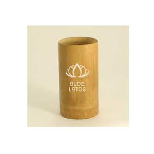 NOUVEAU Gobelet en bambou naturel écologique réutilisable, design vintage, marque Blue Lotus, capacité 250-500 ml, pour café, hôtel - Product Image 1