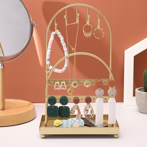360 Degree Rotating Jewelry Stand Multi Arm Display Rack High Capacity Necklace Holder Stable Base <b>Tangle</b> Free Storage Solution - Product Image 6