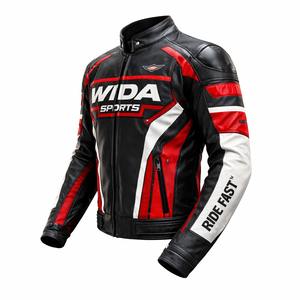 เสื้อแจ็คเก็ตหนังสำหรับขี่มอเตอร์ไซค์คุณภาพสูงแบบสั่งทำพิเศษ พร้อมอุปกรณ์ป้องกัน สำหรับขี่มอเตอร์ไซค์ ผลิตในสหรัฐอเมริกา ขายส่งจากโรงงานผู้ผลิต OEM - Product Image 3