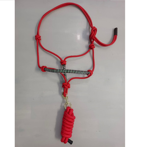 Fabricante impermeable acolchado PP cuerda caballo Halter con plomo cabeza anatómica caballo Halter conjunto para venta a granel - Product Image 5