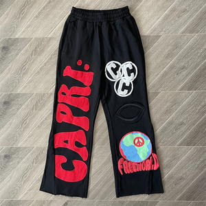 Pantalones Personalizados 100% Poliéster, Ligeros, de Pierna Ancha, Secado Rápido, Transpirables, Ropa Casual y Urbana Unisex para Hombre - Product Image 2