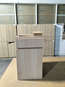 Mueble de Cocina Moderno con Base de Madera Clara, Construcción de Panel MDF, Estilo Shaker, Modelo BC2901 L, Unidad de Almacenamiento para Cocina - Product Image 1
