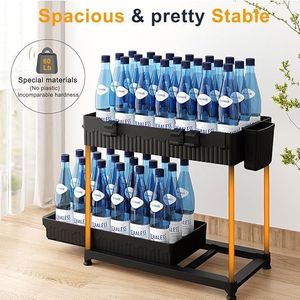 Set di 3 Organizzatori Sottolavello a 2 Livelli con Cassetti Scorrevoli Multiuso per Cucina e Bagno - Product Image 6