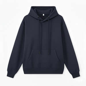 Sudadera con Capucha Personalizada al por Mayor, Unisex, de Felpa Gruesa, 400 GSM, Mezcla de Poliéster y Algodón, Lisa, para Invierno - Product Image 2