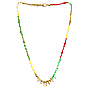 Collar trenzado de latón en tono plateado, diseño de gargantilla de cuerda tejida, joyería llamativa, accesorios de moda al por mayor - Product Image 3