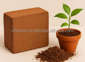 Bloque de Turba de Coco Orgánica, Ecológico, Biodegradable, Ligero, Sustrato de Coco Comprimido, Abono para Jardinería e Hidroponía - Product Image 4