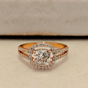Anillo de diamante cultivado en laboratorio personalizado, oro de 14k, corte esmeralda natural, diamante redondo de lujo oscuro para hombre, joyería RIZTA JEWELS, color D,E - Product Image 1