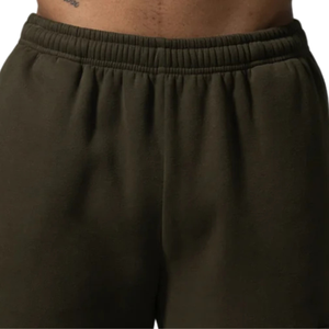 Women's Olive Green Cargo Sweatpants Relaxed Fit Fleece Jogger Pants with Side Cargo Pockets Workout Casual Streetwear Bottoms - Product Image 4