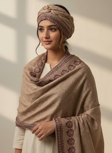 Chal de Pashmina Acrílico con Estampado Floral Amarillo para Mujer, Bufanda de Invierno, Moda Musulmana, Envoltura Cálida y Agradable para la Piel - Product Image 3