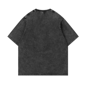 Camiseta Básica Personalizada de 260g, 100% Algodón, Estilo Retro Vintage, Corte Holgado, Hombros Caídos, Estilo Urbano - Product Image 4