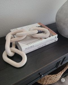 Guirnalda Decorativa Navideña para Colgar, Adorno Festivo para Bodas, Accesorio DIY para Decoración del Hogar, Eslabones de Madera Artísticos - Product Image 2