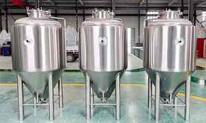 ถังหมักทรงกรวย400L สำหรับการผลิตเบียร์เพื่อการค้า-ควบคุมอุณหภูมิ | เหมาะสำหรับการผลิตเบียร์ไวน์มี้ดไซเดอร์ - Product Image 3