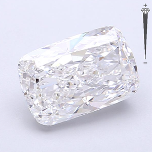 Diamante Sintético Certificado por IGI de 3.14 CT, Corte Alargado Tipo Cojín, Color D, Claridad VVS1, Cultivado en Laboratorio, CVD LG 742521049, Joyería ROYAL GEMS - Product Image 3