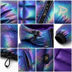Parka longue épaisse pour homme, résistante aux températures extrêmes, avec capuche en fourrure, logo personnalisé OEM, doudoune matelassée - Product Image 5